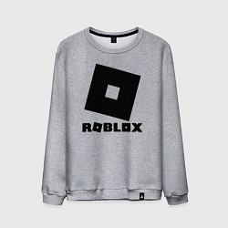 Свитшот хлопковый мужской ROBLOX, цвет: меланж