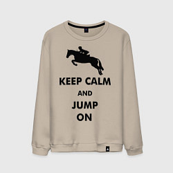 Мужской свитшот Keep Calm & Jump On