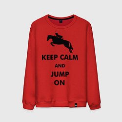 Мужской свитшот Keep Calm & Jump On