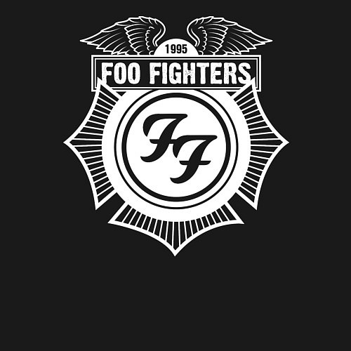 Мужской свитшот Foo Fighters: Eagle / Черный – фото 3