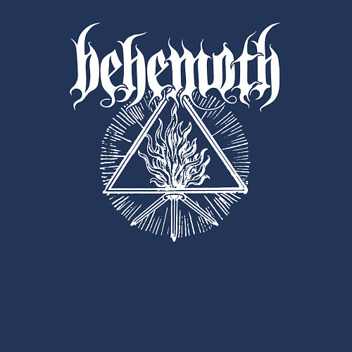 Мужской свитшот Behemoth / Тёмно-синий – фото 3