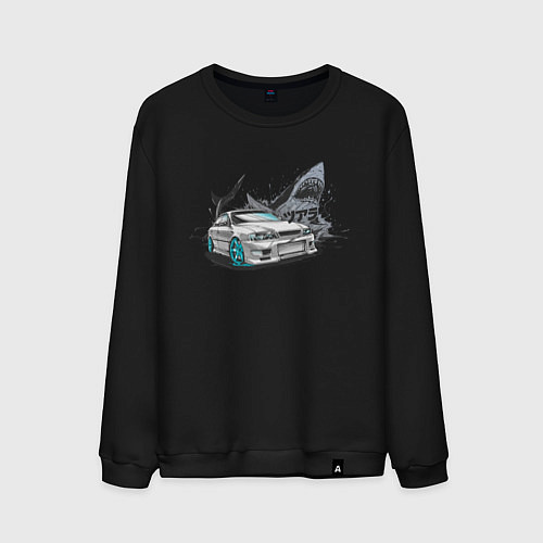 Мужской свитшот Toyota Chaser 100 / Черный – фото 1