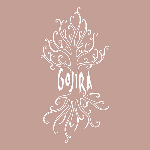 Мужской свитшот Gojira / Пыльно-розовый – фото 3