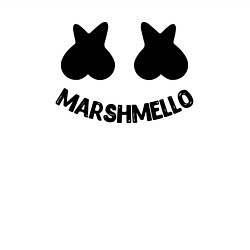 Свитшот хлопковый мужской Marshmello, цвет: белый — фото 2