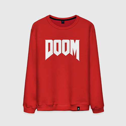 Мужской свитшот DOOM / Красный – фото 1