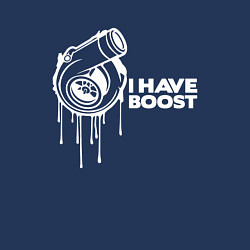 Свитшот хлопковый мужской I have boost, цвет: тёмно-синий — фото 2