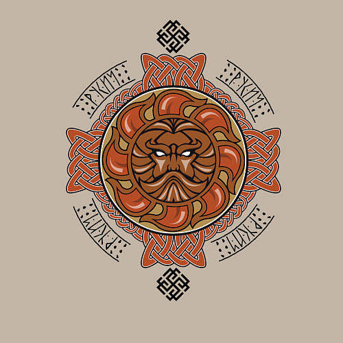 Мужской свитшот РУСИЧ / Миндальный – фото 3