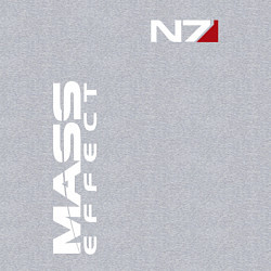 Свитшот хлопковый мужской MASS EFFECT N7, цвет: меланж — фото 2