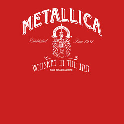 Свитшот хлопковый мужской Metallica: Whiskey in the Jar, цвет: красный — фото 2