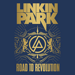 Свитшот хлопковый мужской Linkin Park: Road to Revolution, цвет: тёмно-синий — фото 2