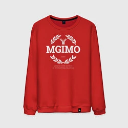 Свитшот хлопковый мужской MGIMO, цвет: красный