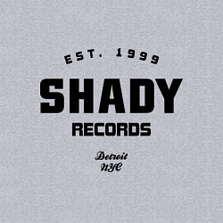 Свитшот хлопковый мужской Shady records, цвет: меланж — фото 2