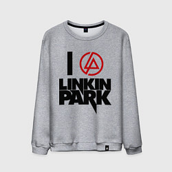 Мужской свитшот I love Linkin Park