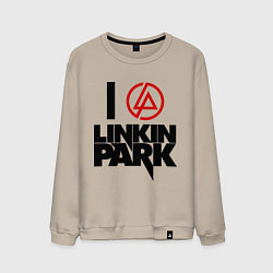 Мужской свитшот I love Linkin Park
