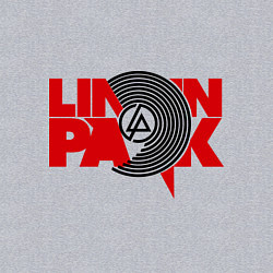 Свитшот хлопковый мужской Linkin Park: Vinyl, цвет: меланж — фото 2