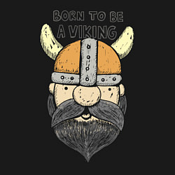 Свитшот хлопковый мужской Born to be a Viking, цвет: черный — фото 2