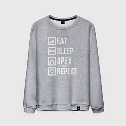 Мужской свитшот Eat, Sleep, Apex, Repeat