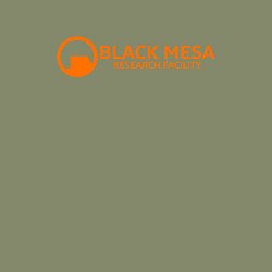 Свитшот хлопковый мужской Black Mesa: Research Facility, цвет: авокадо — фото 2