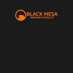 Свитшот хлопковый мужской Black Mesa: Research Facility, цвет: черный — фото 2