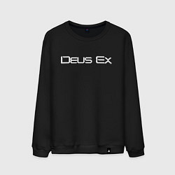 Свитшот хлопковый мужской DEUS EX, цвет: черный