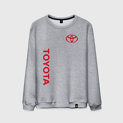 Свитшот хлопковый мужской TOYOTA, цвет: меланж