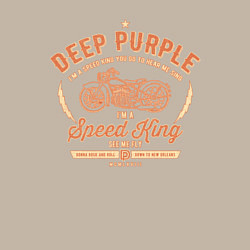 Свитшот хлопковый мужской Deep Purple: Speed King, цвет: миндальный — фото 2