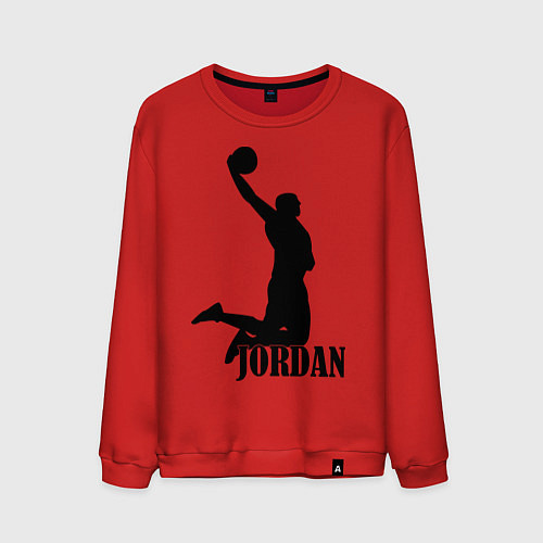 Мужской свитшот Jordan Basketball / Красный – фото 1