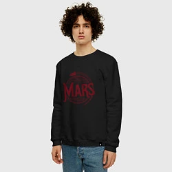 Свитшот хлопковый мужской Mars, цвет: черный — фото 2