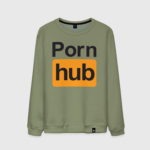 Мужской свитшот PornHub / Авокадо – фото 1