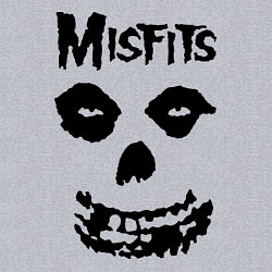 Свитшот хлопковый мужской Misfits Face, цвет: меланж — фото 2