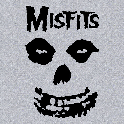 Мужской свитшот Misfits Face / Меланж – фото 3