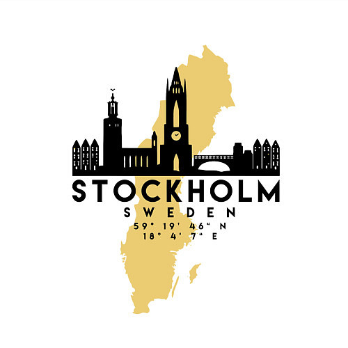 Мужской свитшот Stockholm / Белый – фото 3