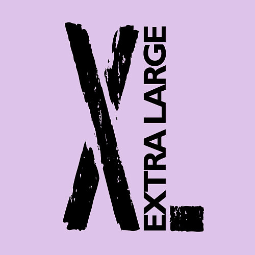 Мужской свитшот Очень большой - девиз / Лаванда – фото 3