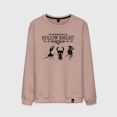 Мужской свитшот HOLLOW KNIGHT / Пыльно-розовый – фото 1