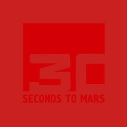 Свитшот хлопковый мужской 30 seconds to mars, цвет: красный — фото 2