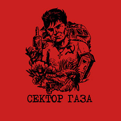Свитшот хлопковый мужской Юра Хой, цвет: красный — фото 2