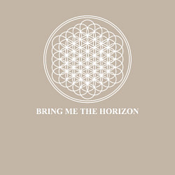 Свитшот хлопковый мужской BRING ME THE HORIZON, цвет: миндальный — фото 2