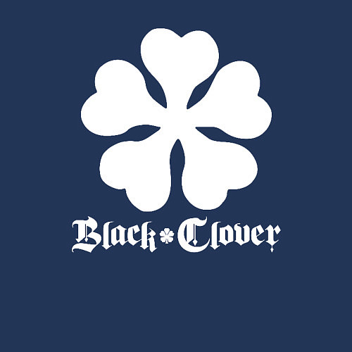 Мужской свитшот Black Clover / Тёмно-синий – фото 3