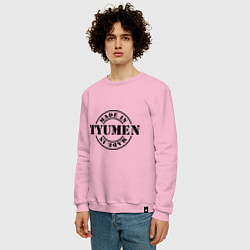 Свитшот хлопковый мужской Made in Tyumen, цвет: светло-розовый — фото 2