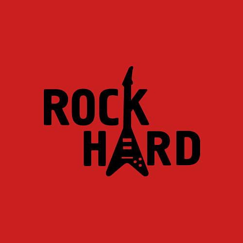 Мужской свитшот Rock hard / Красный – фото 3