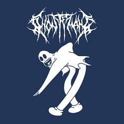 Свитшот хлопковый мужской GHOSTEMANE, цвет: тёмно-синий — фото 2