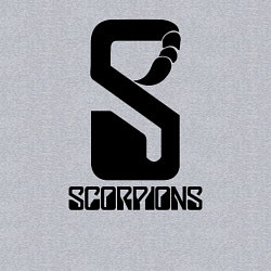 Свитшот хлопковый мужской Scorpions logo, цвет: меланж — фото 2