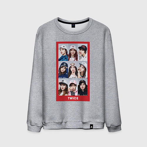 Мужской свитшот TWICE / Меланж – фото 1