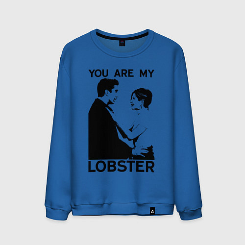 Мужской свитшот You are My Lobster / Синий – фото 1