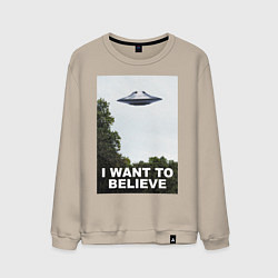 Мужской свитшот I WANT TO BELIEVE