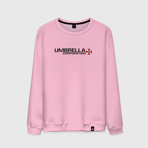 Мужской свитшот UMBRELLA CORP / Светло-розовый – фото 1