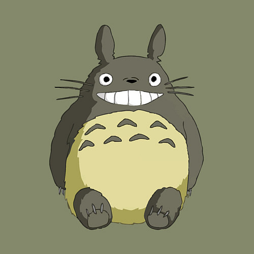 Мужской свитшот Тоторо / Авокадо – фото 3