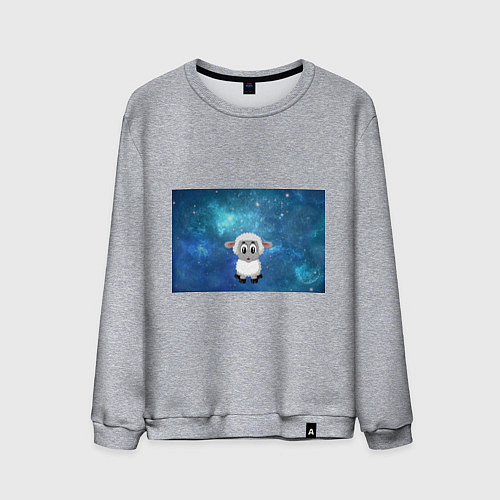 Мужской свитшот Овечка / Меланж – фото 1