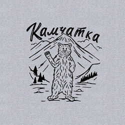 Свитшот хлопковый мужской Камчатка, цвет: меланж — фото 2