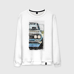 Свитшот хлопковый мужской HAKOSUKA GT-R, цвет: белый